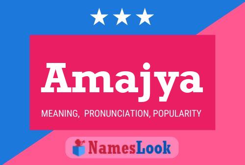 Amajya Name Poster