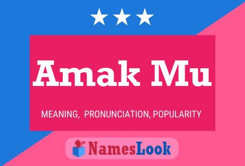 Amak Mu Name Poster