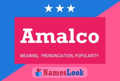 Amalco Name Poster