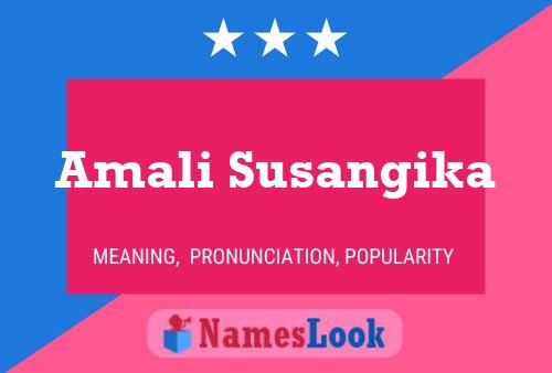 Amali Susangika Name Poster