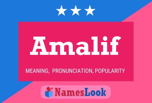 Amalif Name Poster