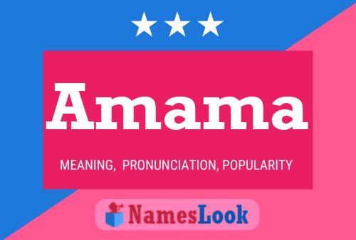 Amama Name Poster