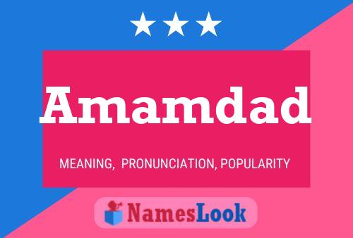 Amamdad Name Poster