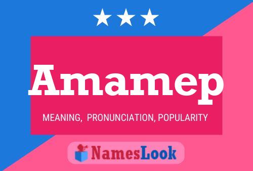 Amamep Name Poster