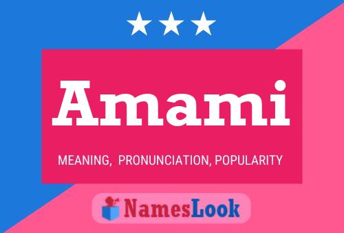 Amami Name Poster