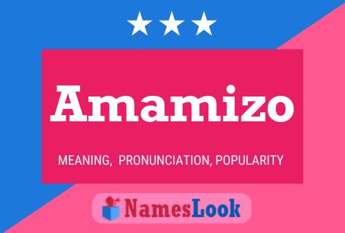 Amamizo Name Poster