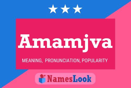 Amamjva Name Poster