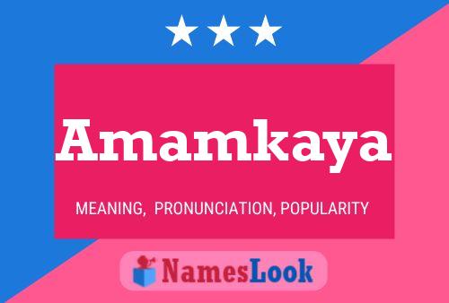 Amamkaya Name Poster