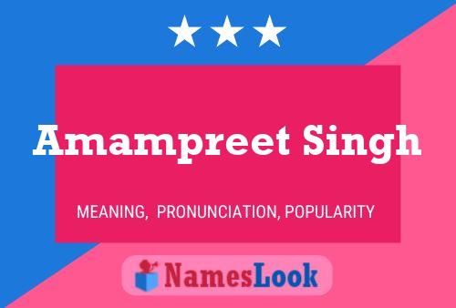 Amampreet Singh Name Poster