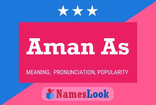 Aman As Name Poster