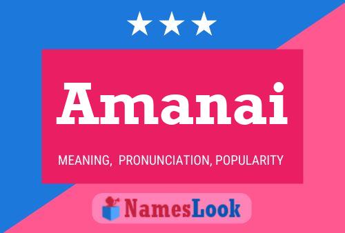 Amanai Name Poster