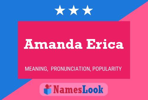 Amanda Erica Name Poster