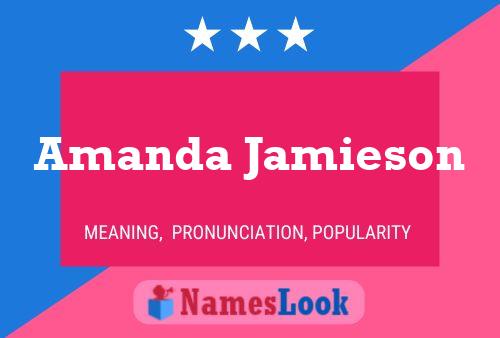 Amanda Jamieson Name Poster