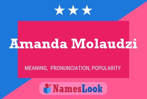 Amanda Molaudzi Name Poster