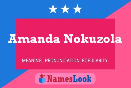 Amanda Nokuzola Name Poster