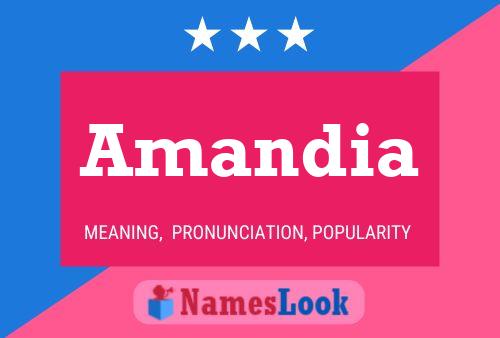 Amandia Name Poster