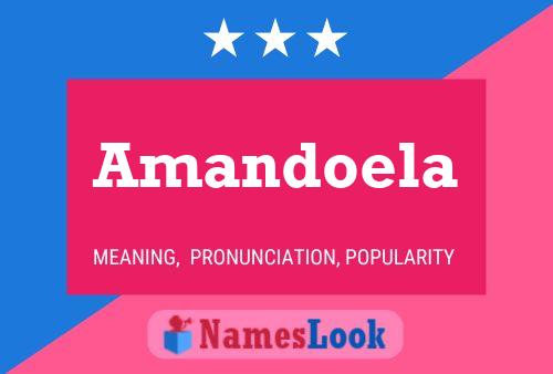 Amandoela Name Poster