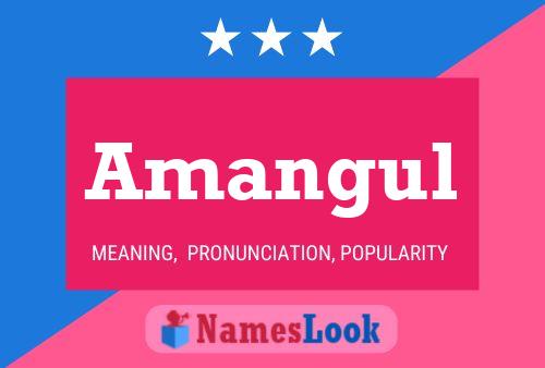 Amangul Name Poster