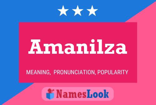 Amanilza Name Poster