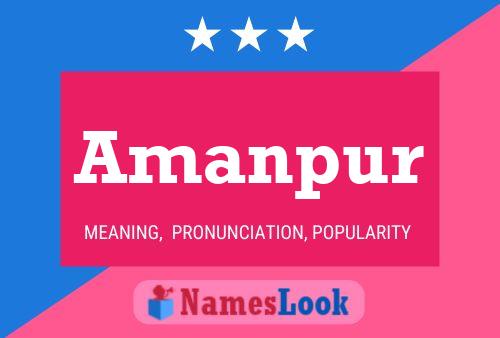 Amanpur Name Poster