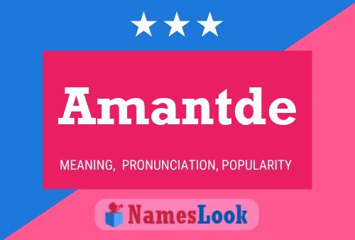 Amantde Name Poster