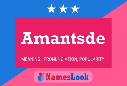 Amantsde Name Poster