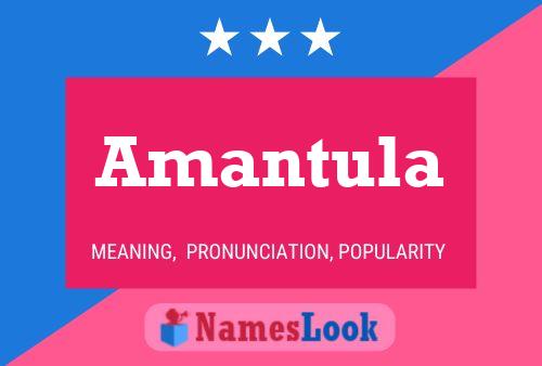 Amantula Name Poster