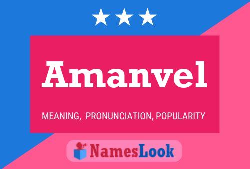 Amanvel Name Poster