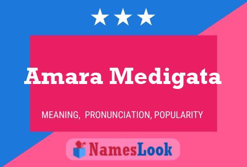 Amara Medigata Name Poster