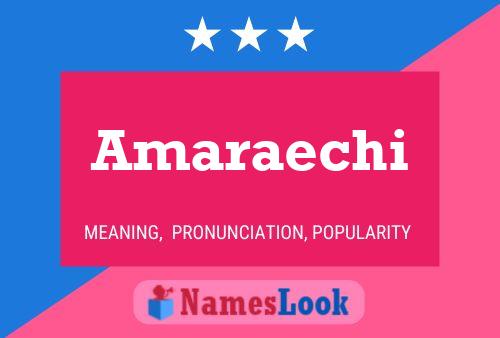 Amaraechi Name Poster