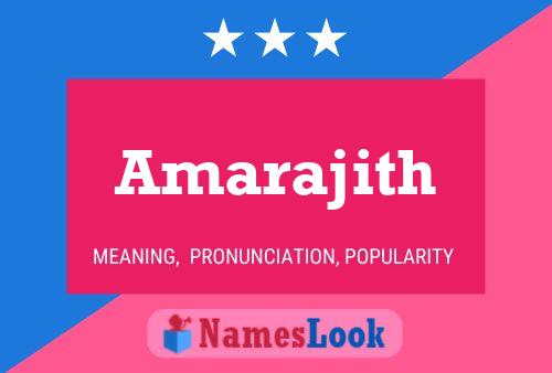 Amarajith Name Poster