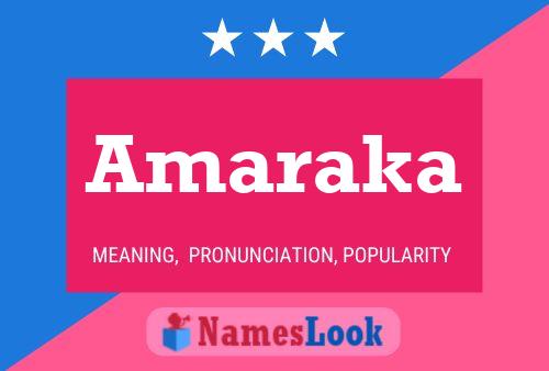 Amaraka Name Poster