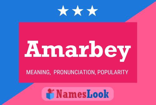 Amarbey Name Poster