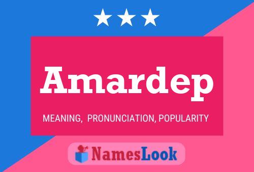 Amardep Name Poster