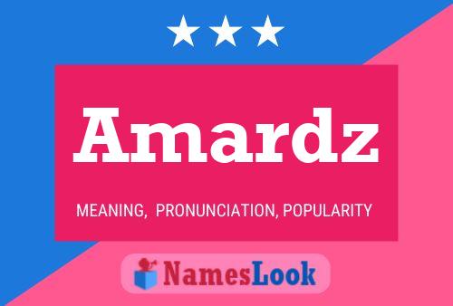 Amardz Name Poster