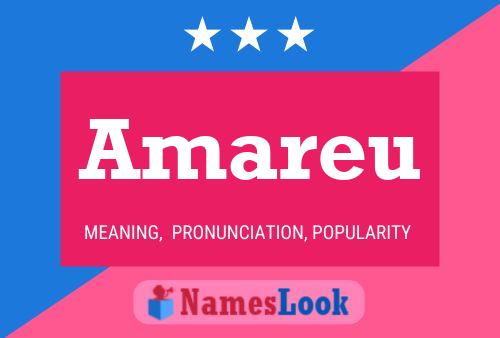 Amareu Name Poster