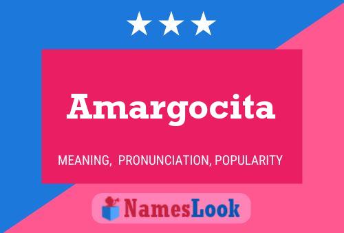 Amargocita Name Poster