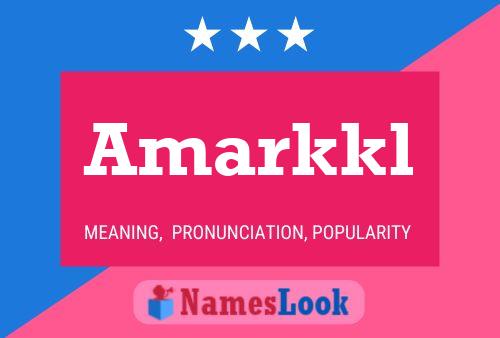 Amarkkl Name Poster