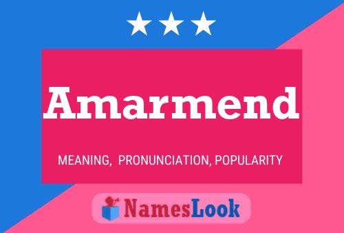 Amarmend Name Poster