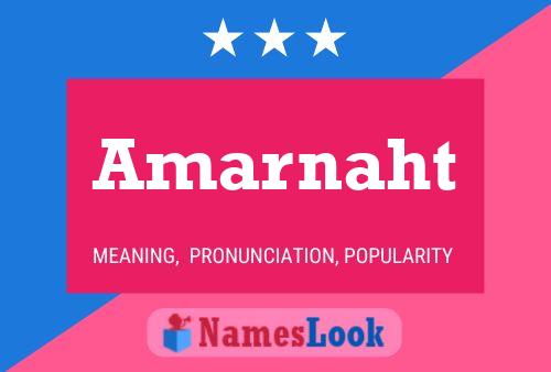 Amarnaht Name Poster