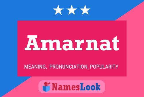 Amarnat Name Poster