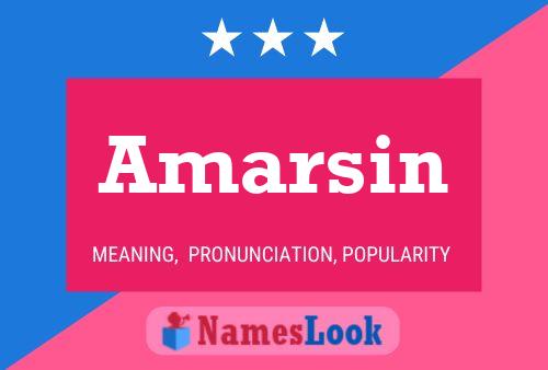 Amarsin Name Poster