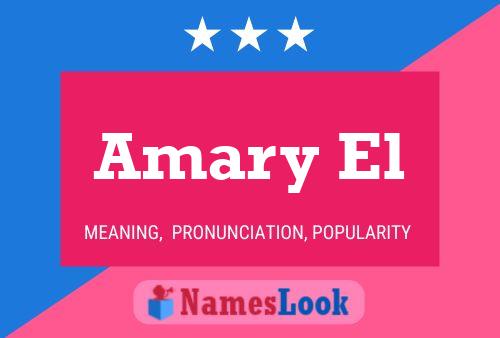 Amary El Name Poster