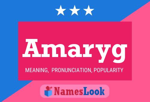 Amaryg Name Poster