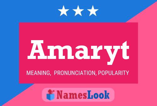 Amaryt Name Poster