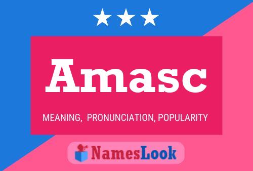 Amasc Name Poster