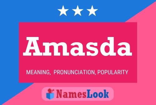 Amasda Name Poster