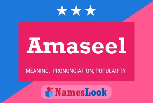 Amaseel Name Poster