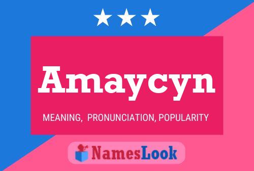 Amaycyn Name Poster