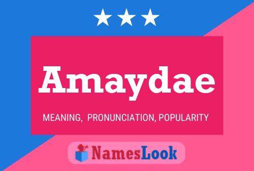 Amaydae Name Poster